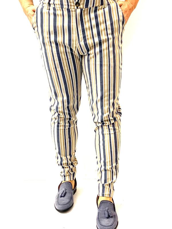 Pantaloni Irreversible a righe