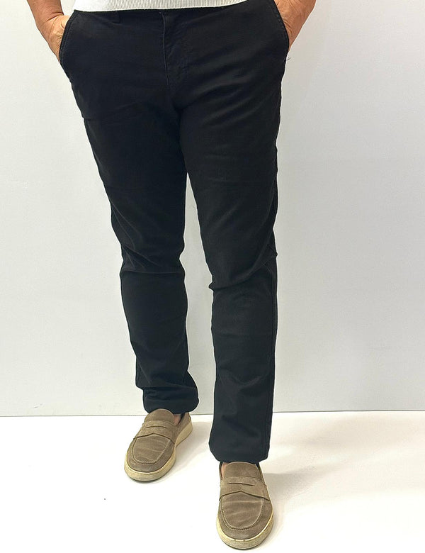 Pantaloni Alone chino con trama a spina di pesce