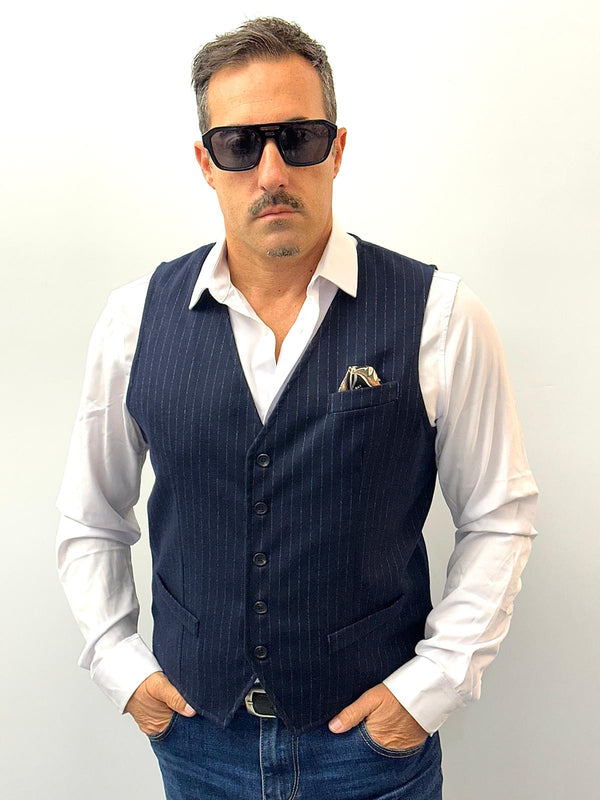 Gilet Alone gessato