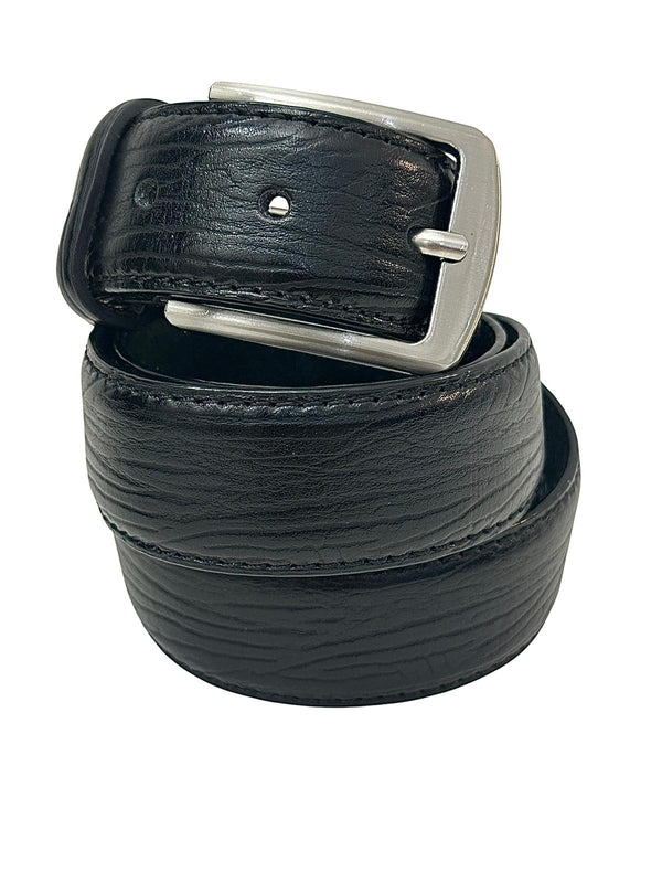 Cintura in vitello spazzolato opaco