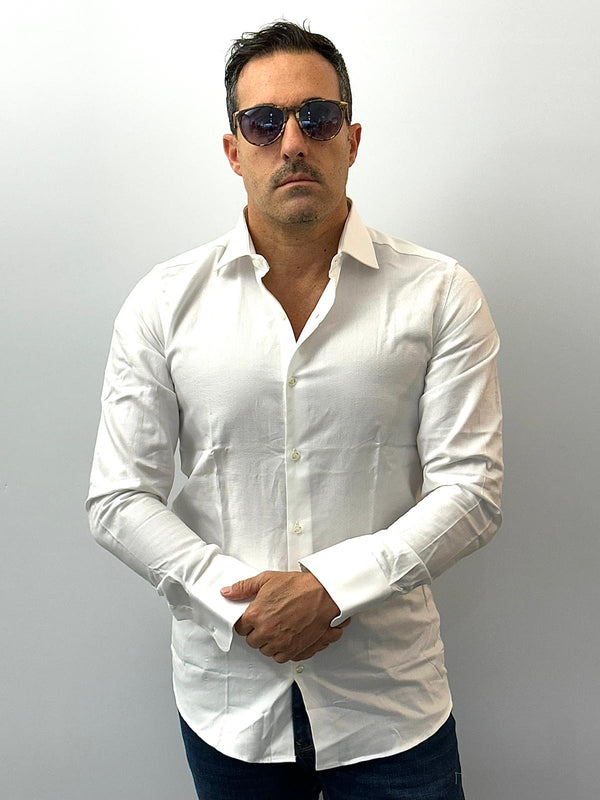 Camicia 2.0 mod. Oxford trama puntinata