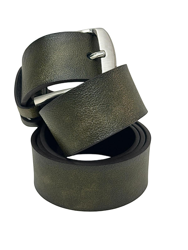 Cintura in vitello invecchiato lucido